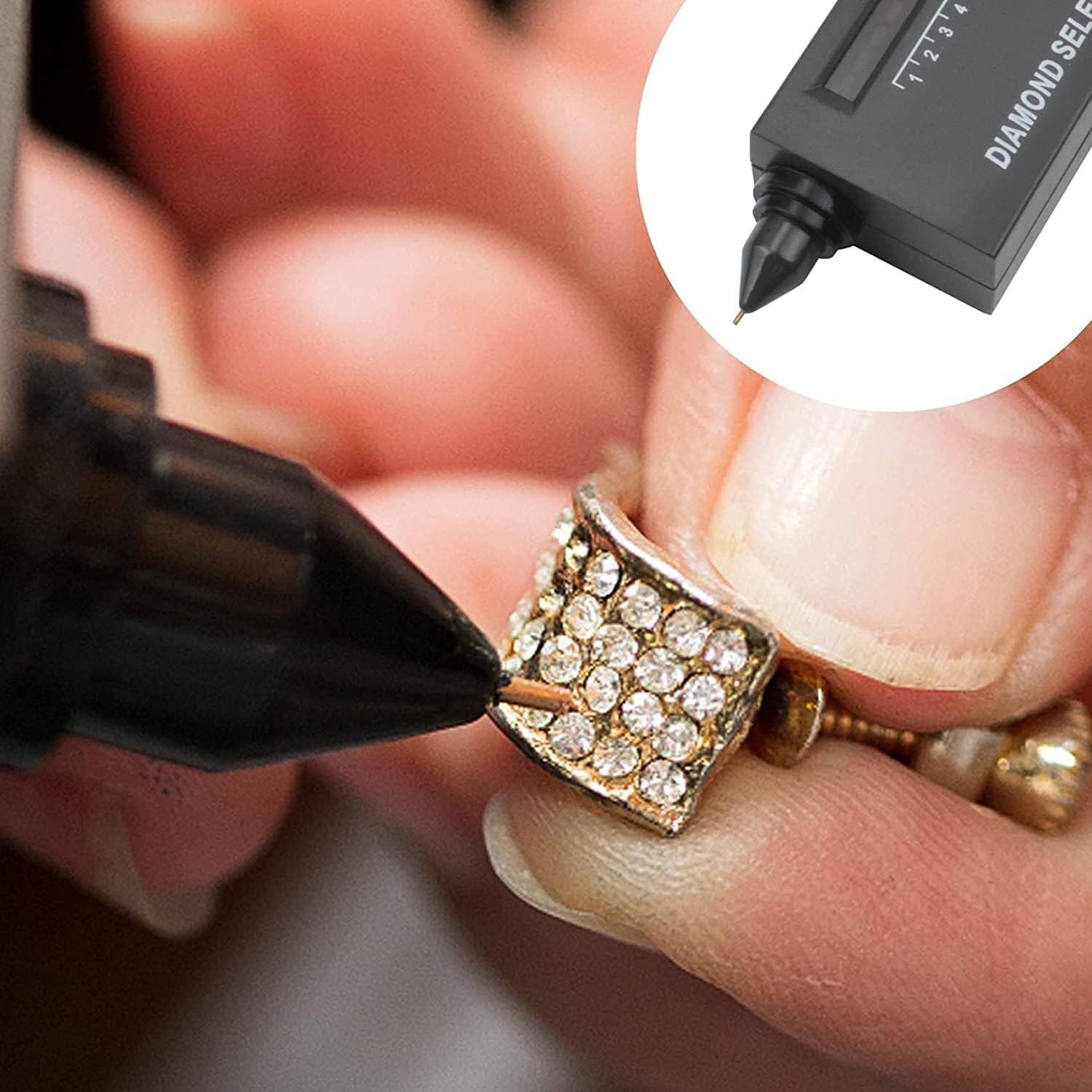 Portable diamond tester selector with lighting new pearl stone detection kit