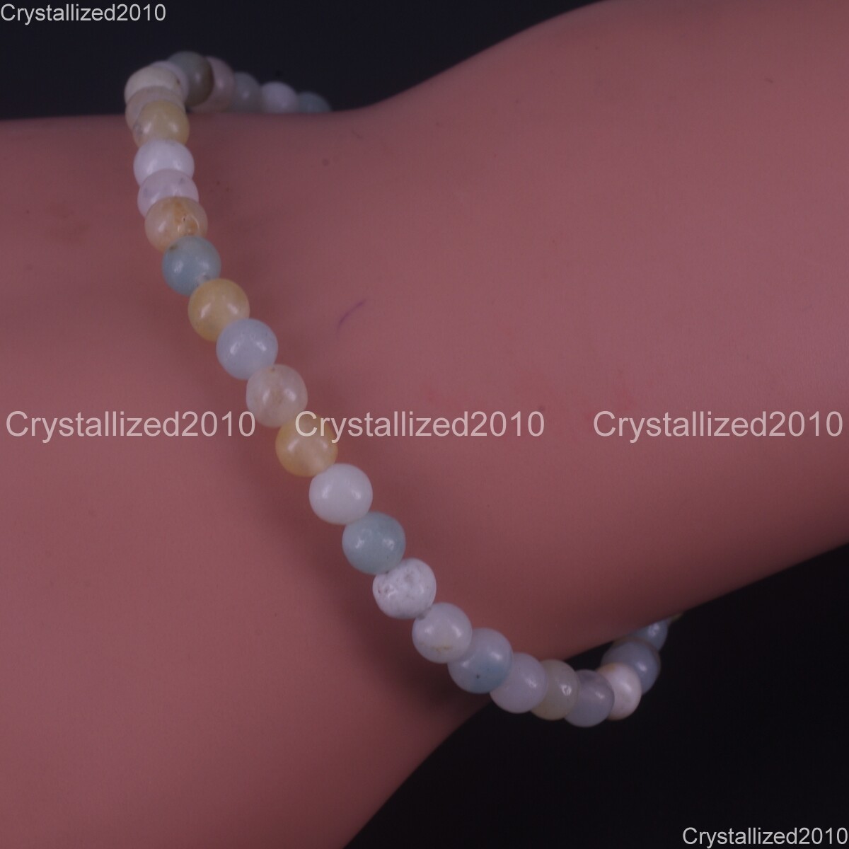 Handmade 4mm AAA Natural Gemstone Round Beads Stretchy Bracelet Healing Reiki 8″