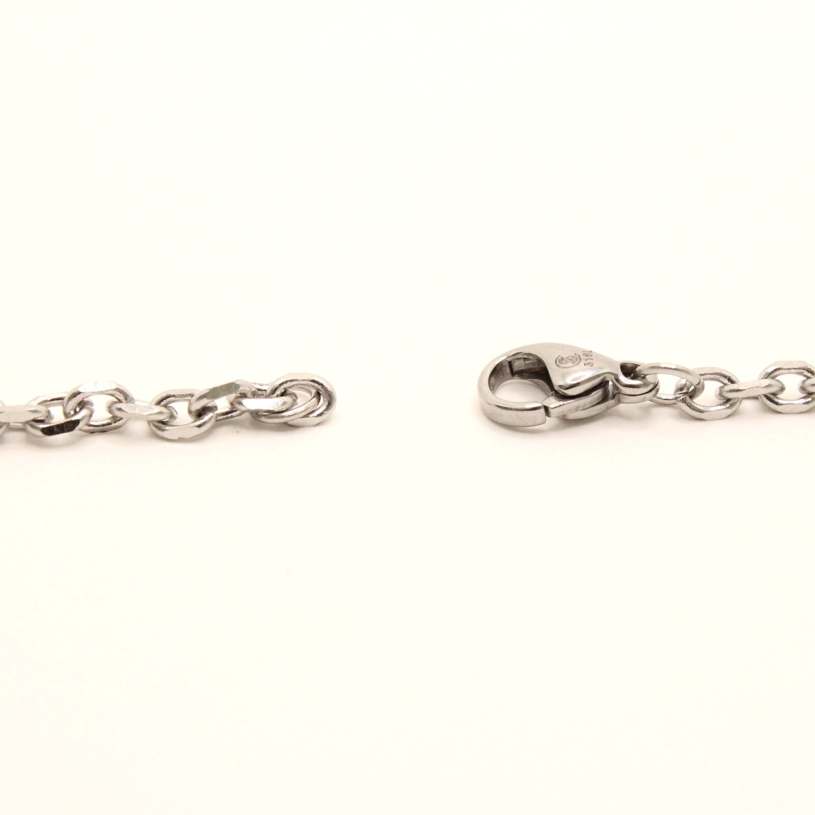 Stainless Steel Miniature Cable Link Chain Necklace 3mm Wide, Sizes 16-24 Inches