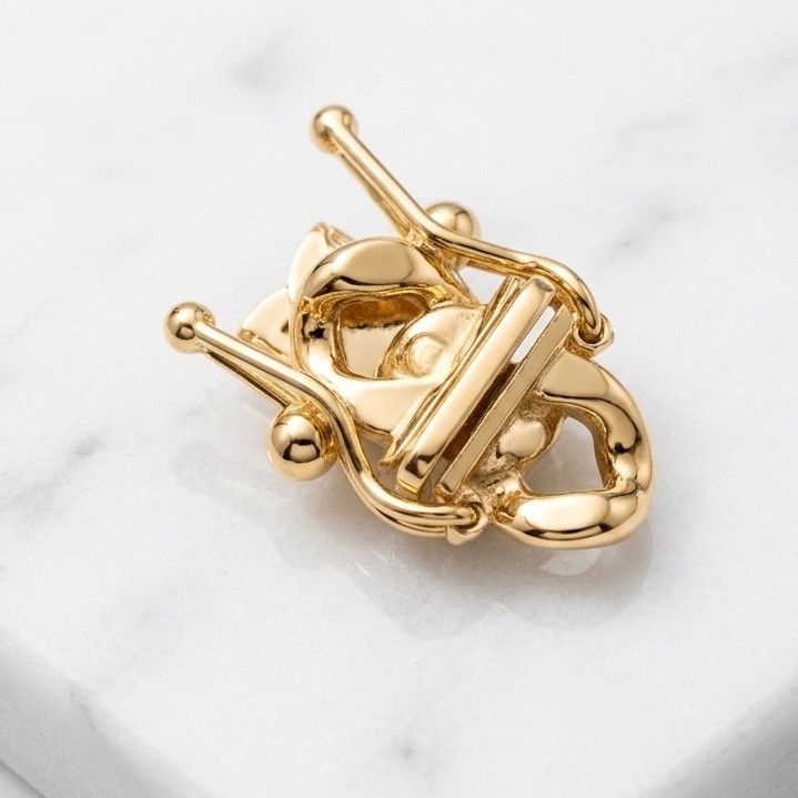 6mm Box Clasp Figure 8 Lock Miami Cuban Curb Figaro Chain Real 14K Yellow Gold
