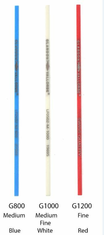 GLARDON VALLORBE CERAMIC FIBER FILES PILLAR 2mm x 0.5mm POLISHING CLEANING