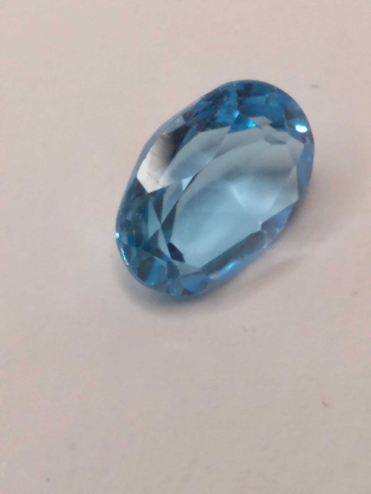 Swiss Blue Topaz! 8×6 mm Oval Faceted Cut Genuine AAA Quality 1.93Ct. Brazil