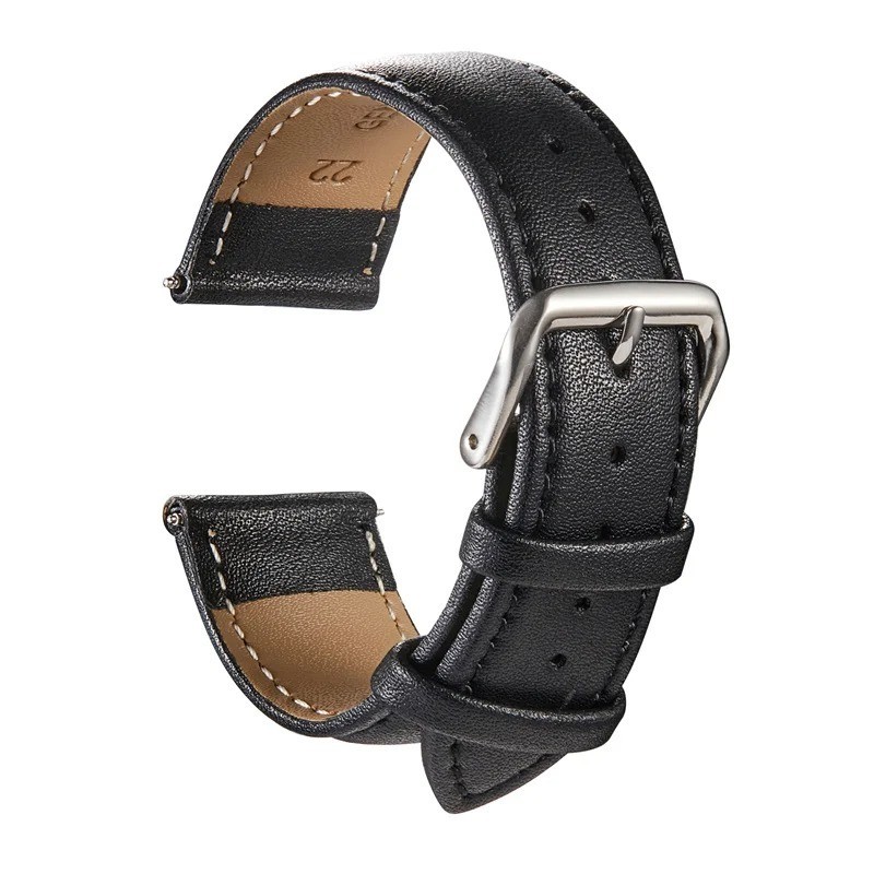 18mm 20mm 22mm 24mm Genuine Leather Watch Band Strap Bracelet