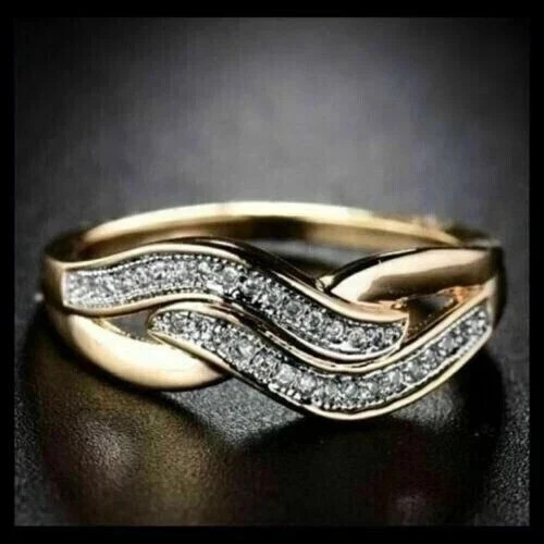 1.50Ct Round Cut Lab Created Moissanite Engagement Ring 14K Yellow Gold Plated