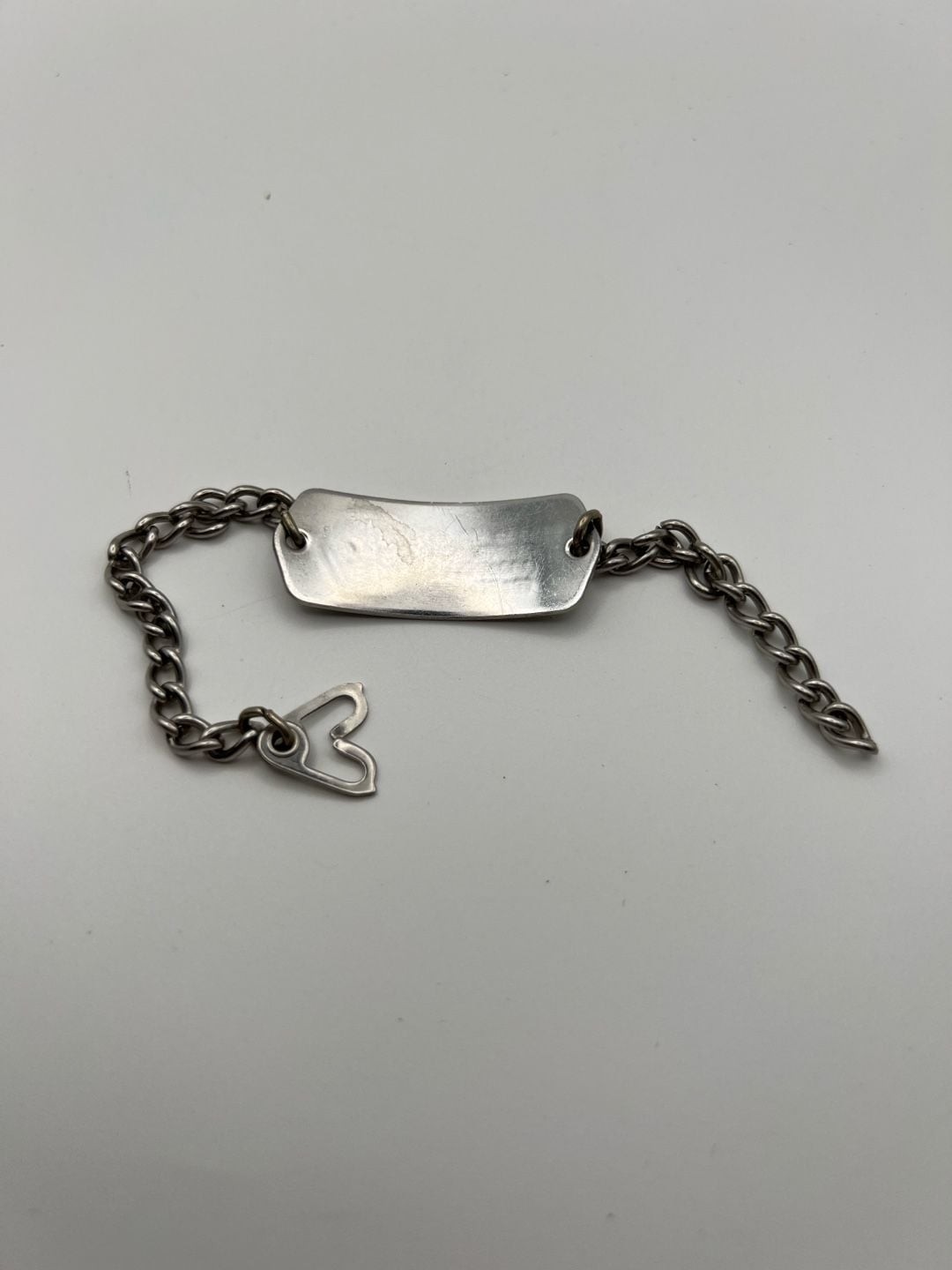 Vintage Medical Alert ID Bracelet Asthmatic Condition Stainless Steel