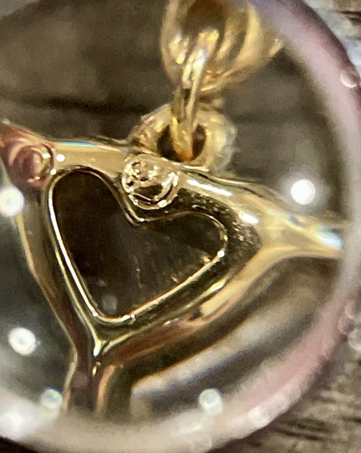 Swarovski Swan Signed Heart Earrings With 14KT Gold Posts
