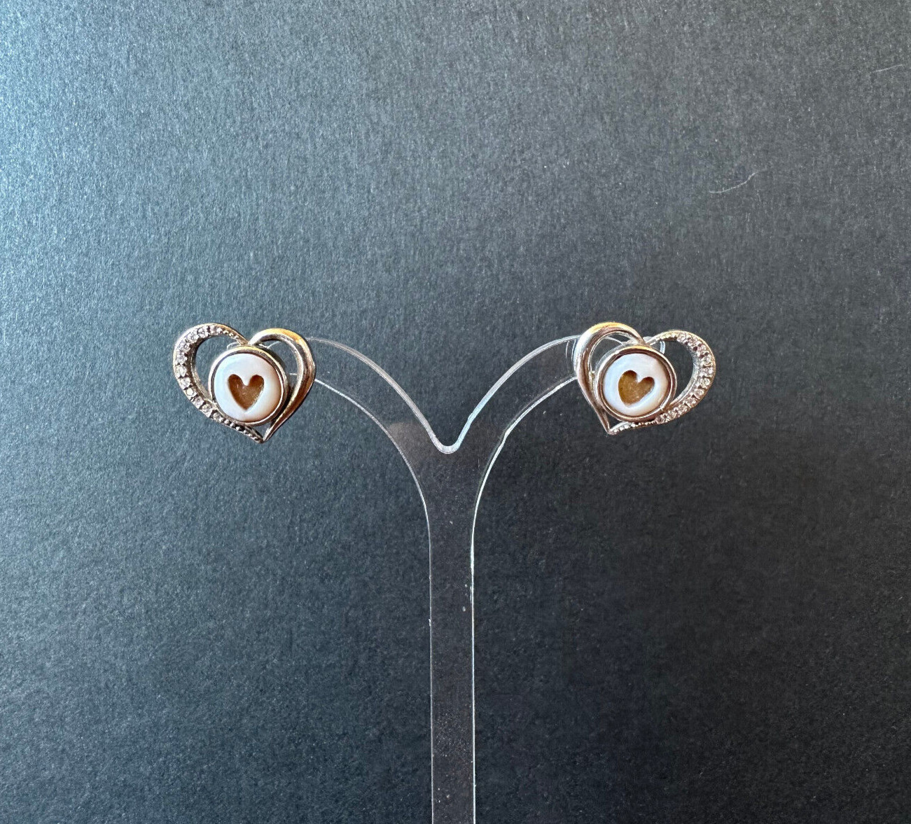 925 Silver Earrings with Sardonic Cameo Surrounded by Zircons