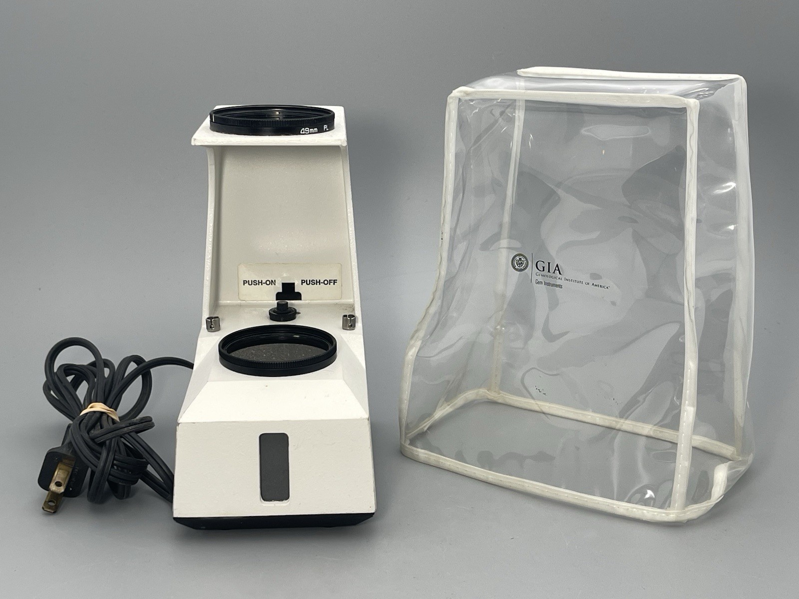 Vintage GIA Instrument Model 415 Desktop Gem Polariscope Identification Testing
