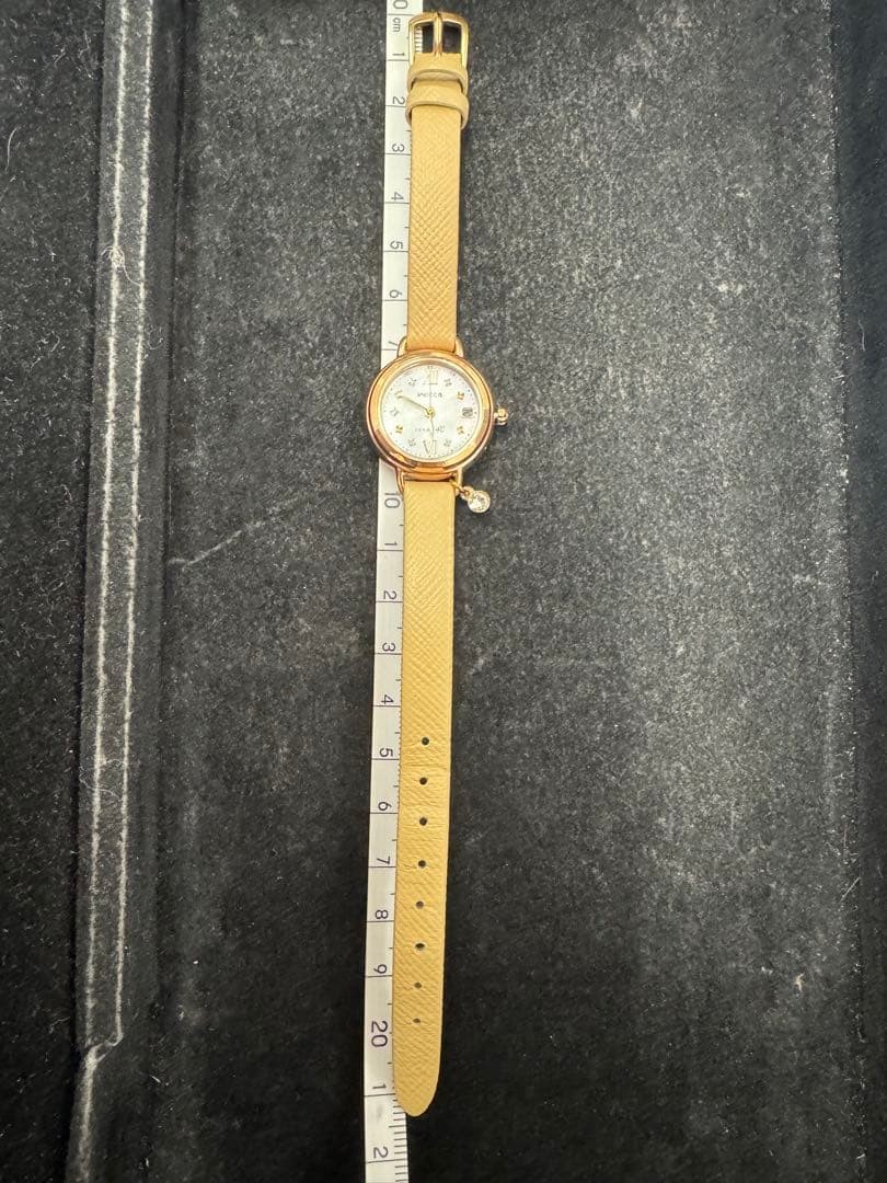 Radio Solar Limited Edition wicca 4 Watch with 5 Diamonds and Shell Dial