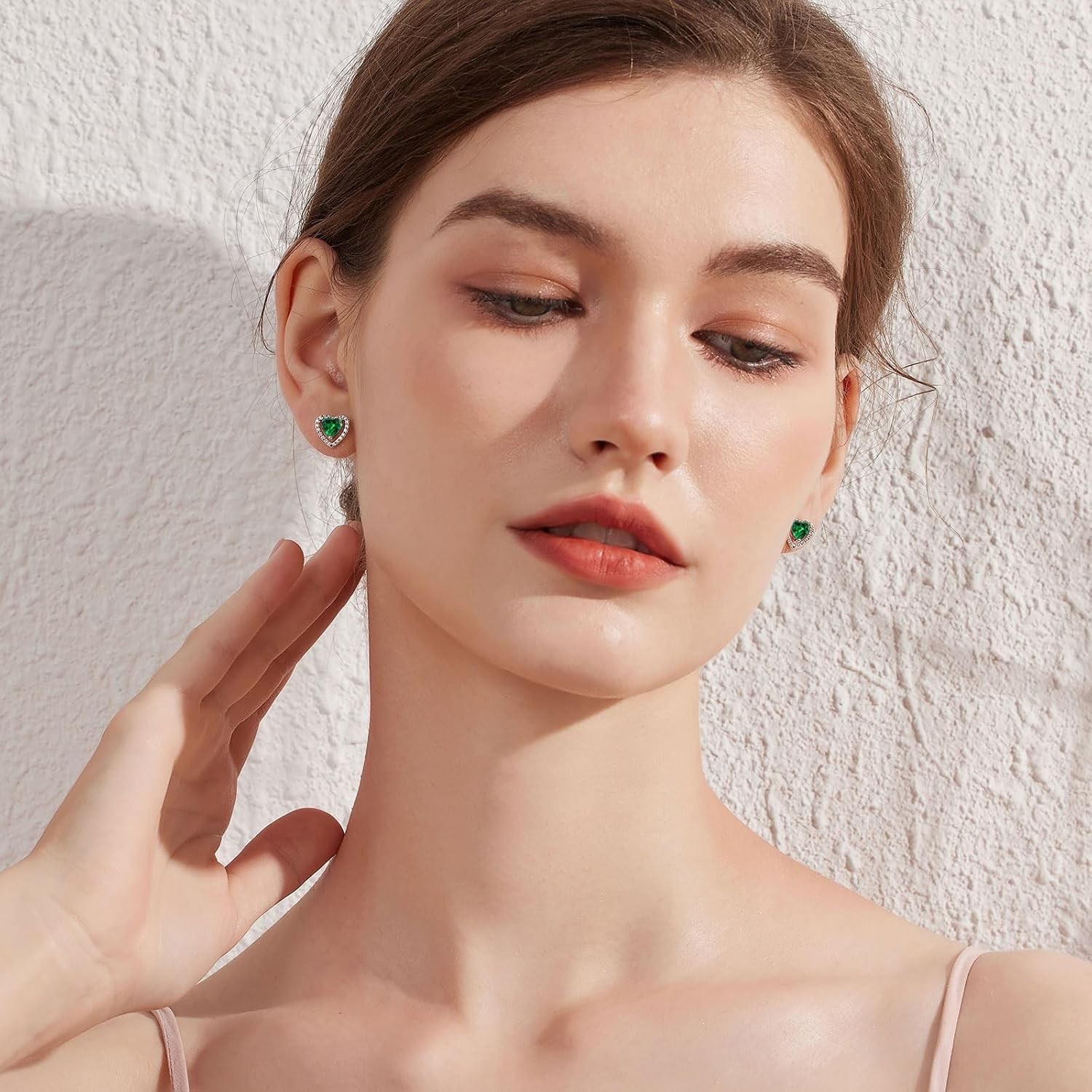 Versatile CZ Studs for All Occasions, White Gold Plated