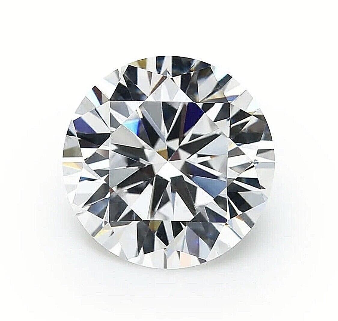 Real Moissanite VVS1/D Round Loose Stone Excellent Quality 5-10mm USA Seller