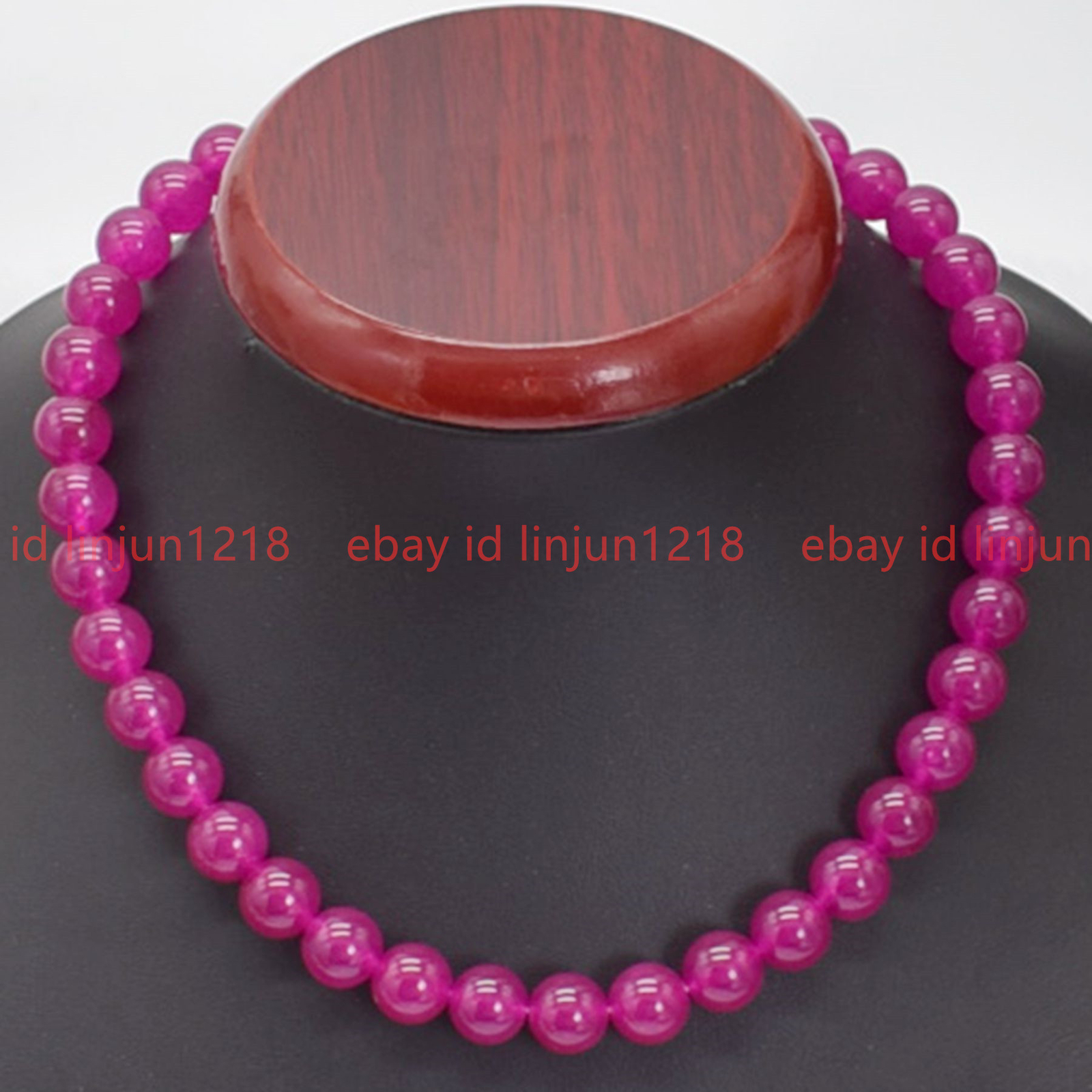 New Natural 6/8/10/12mm Pink Sugilite Round Gemstone Beads Necklace 18-36″