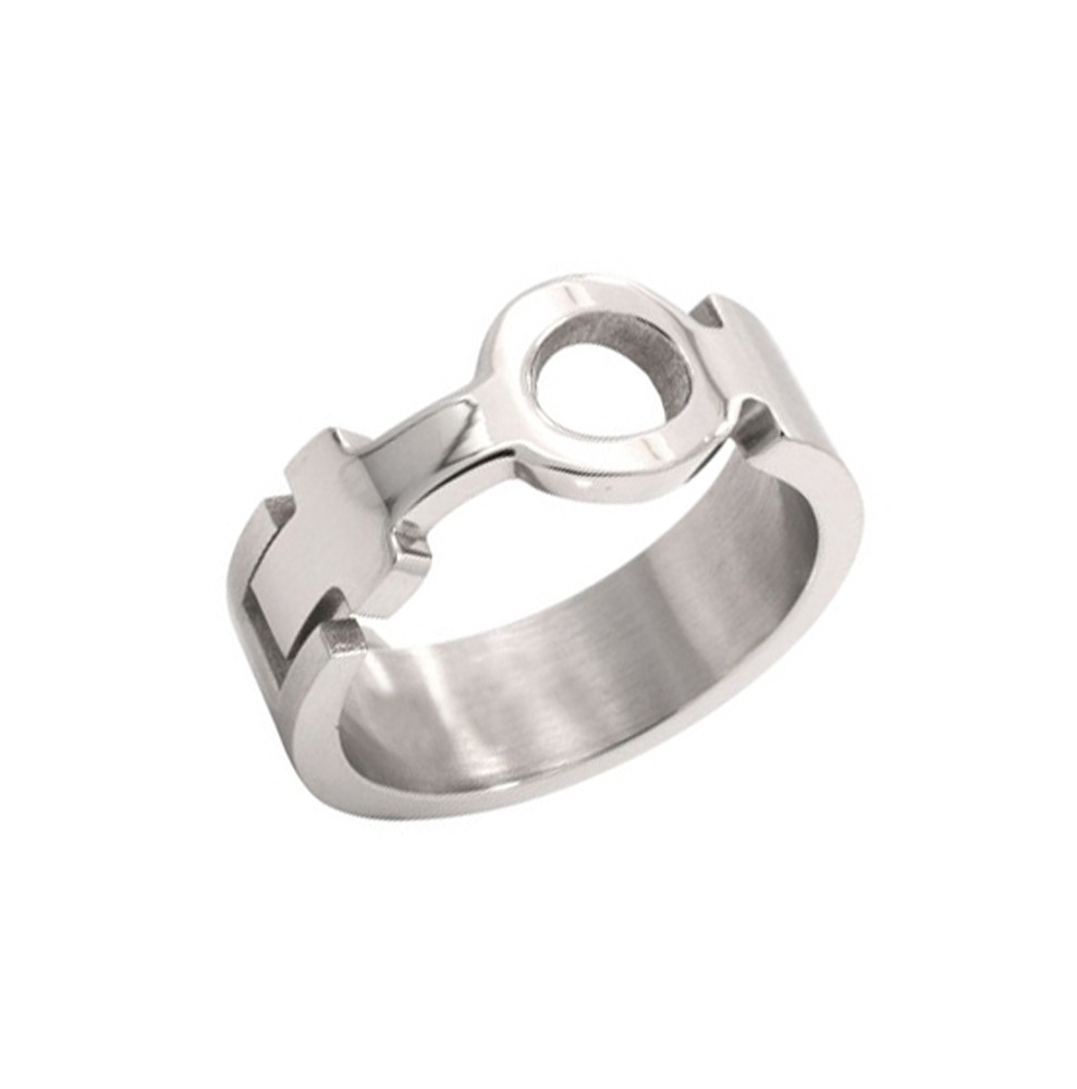 Pride Shack – Venus Female Symbol Cut Out Design Ring Women Ladies Lesbian Pride