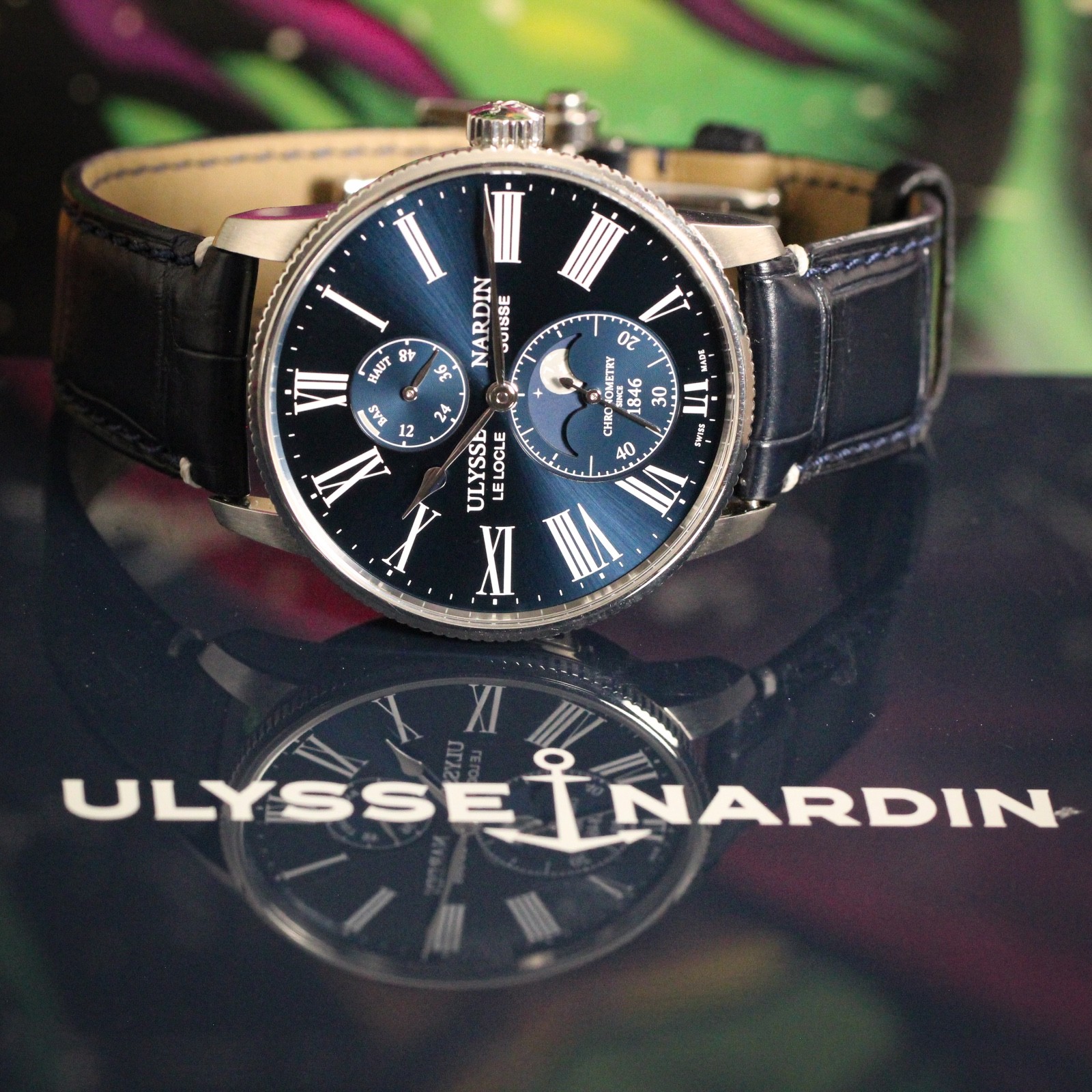 Ulysse Nardin Marine Torpilleur Moonphase 1193-310LE-3A-175/1A Blue Limited
