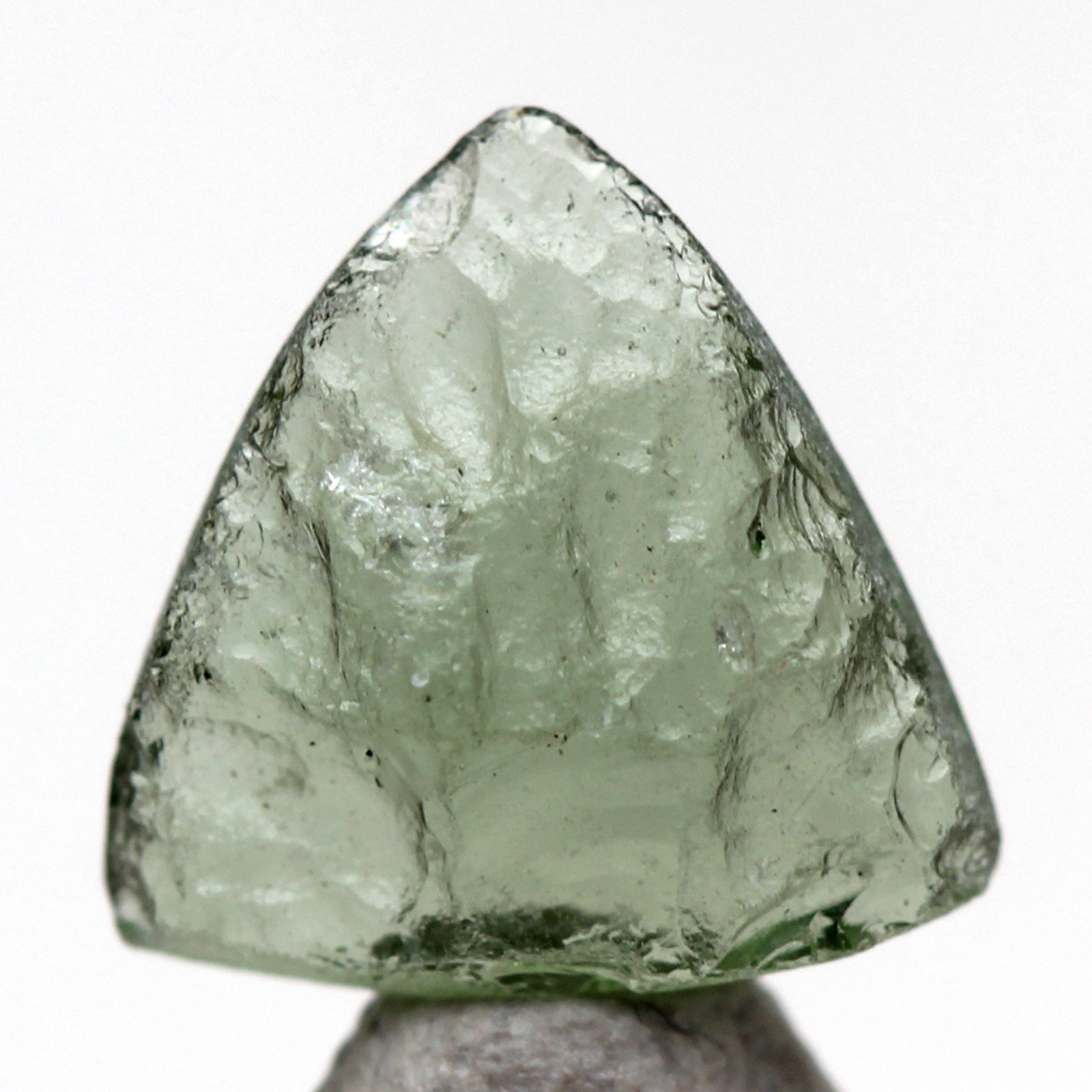 FACETED MOLDAVITE Meteorite Tektite Mineral Specimen Natural Gem US Seller IMCA#