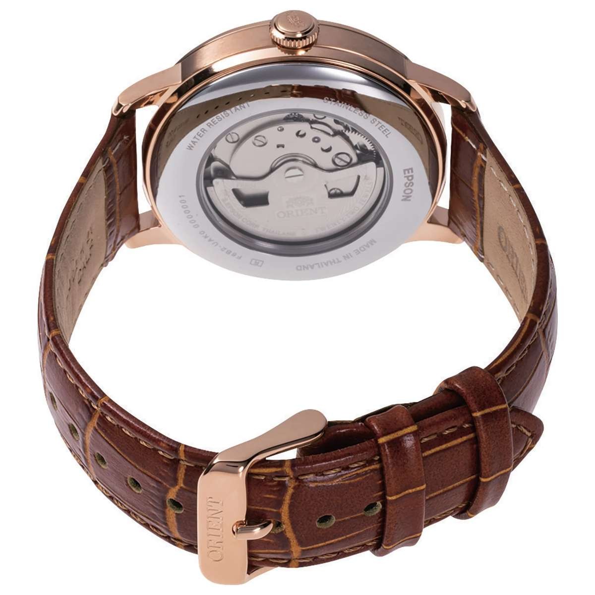 Orient Men’s Bambino Version 9 White Dial Automatic 42mm Watch RA-AK0801S