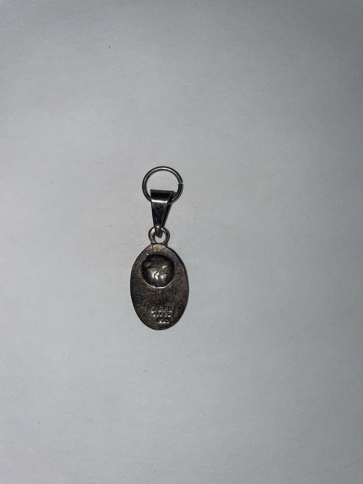 “Save the Children” Earth Pendant Charm Sterling Silver 925