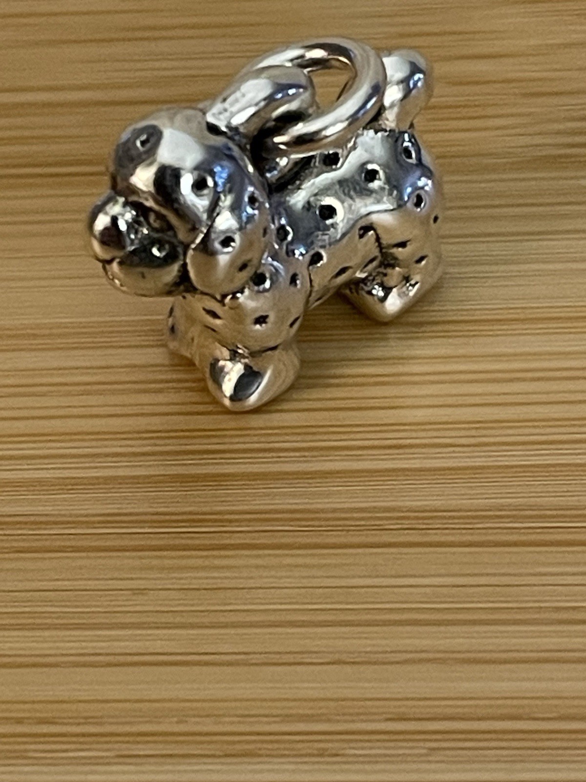 PUPPY CHARM/ PENDANT- STERLING SILVER 2 GRAMS