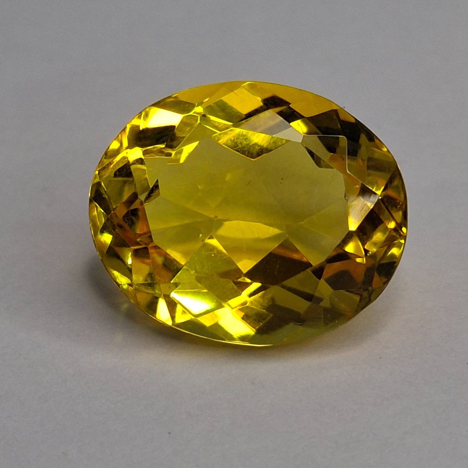 Real Yellow Natural Sapphire Oval Shape 11-13 Ct Certified Loose Gemstone GB021