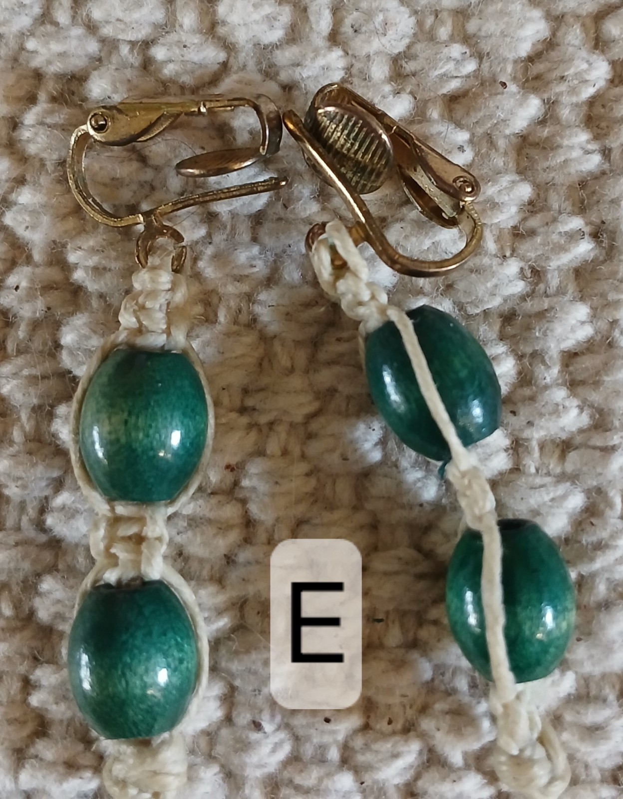 BUYER CHOOSES ONE(A, B, C, D, or E) Handmade Earrings Can do lot discount. (#33)