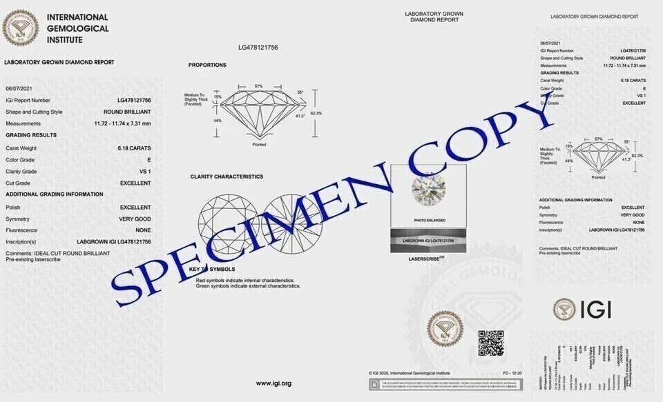 Marquies Cut IGI Lab-Grown/CVD Diamond Solitaire W/Accents Ring 14K White Gold