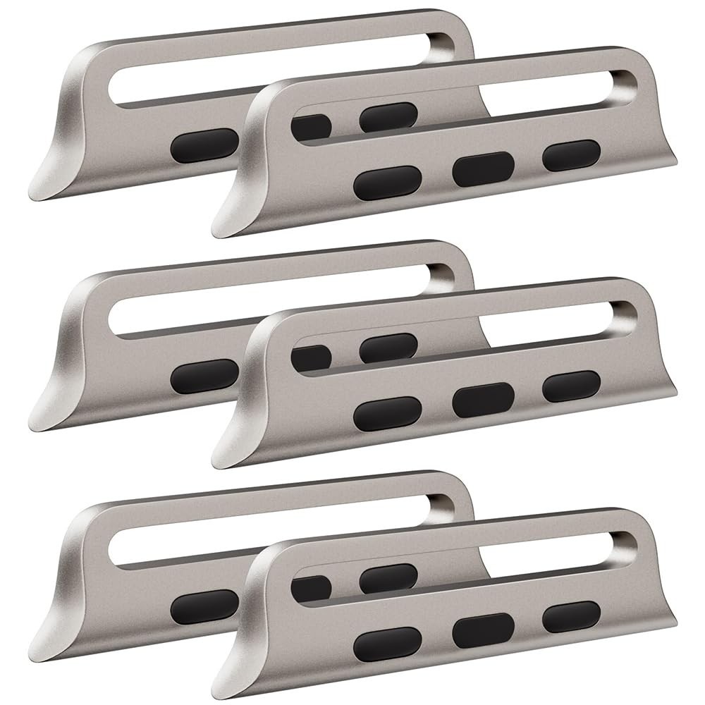 Universal Watch Band Connectors for Apple Watch Ultra 1/2, 3-Pack Link Adapter