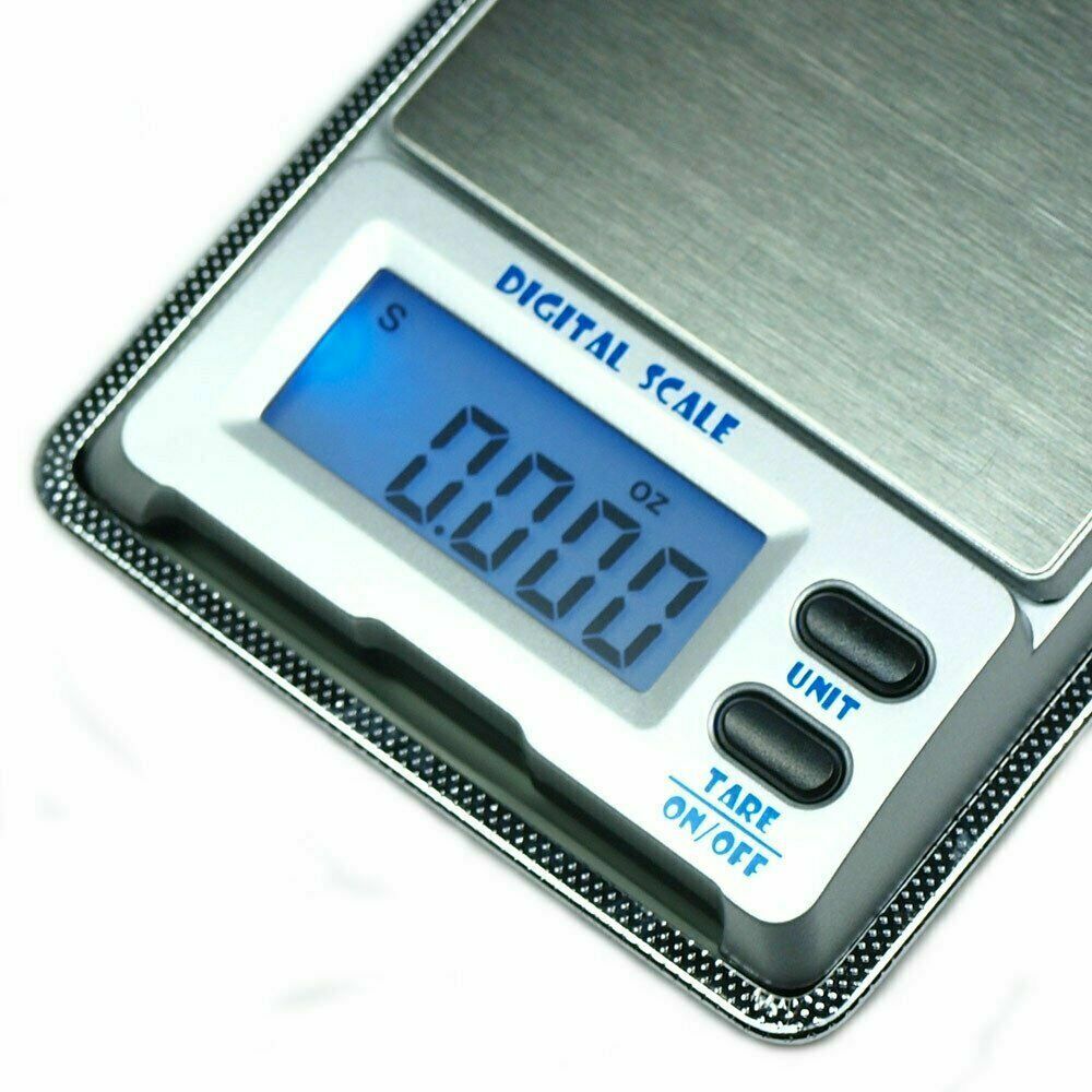 With Hard Case 500g x 0.01g Digital Pocket Scale 0.01g Precision Jewelry Scale