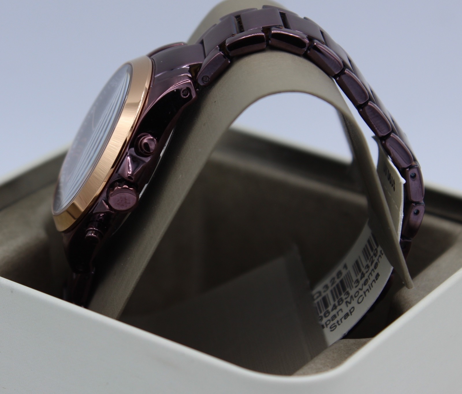 Fossil Modern Courier Midsize Chrono Purple Women’s BQ3281 Watch