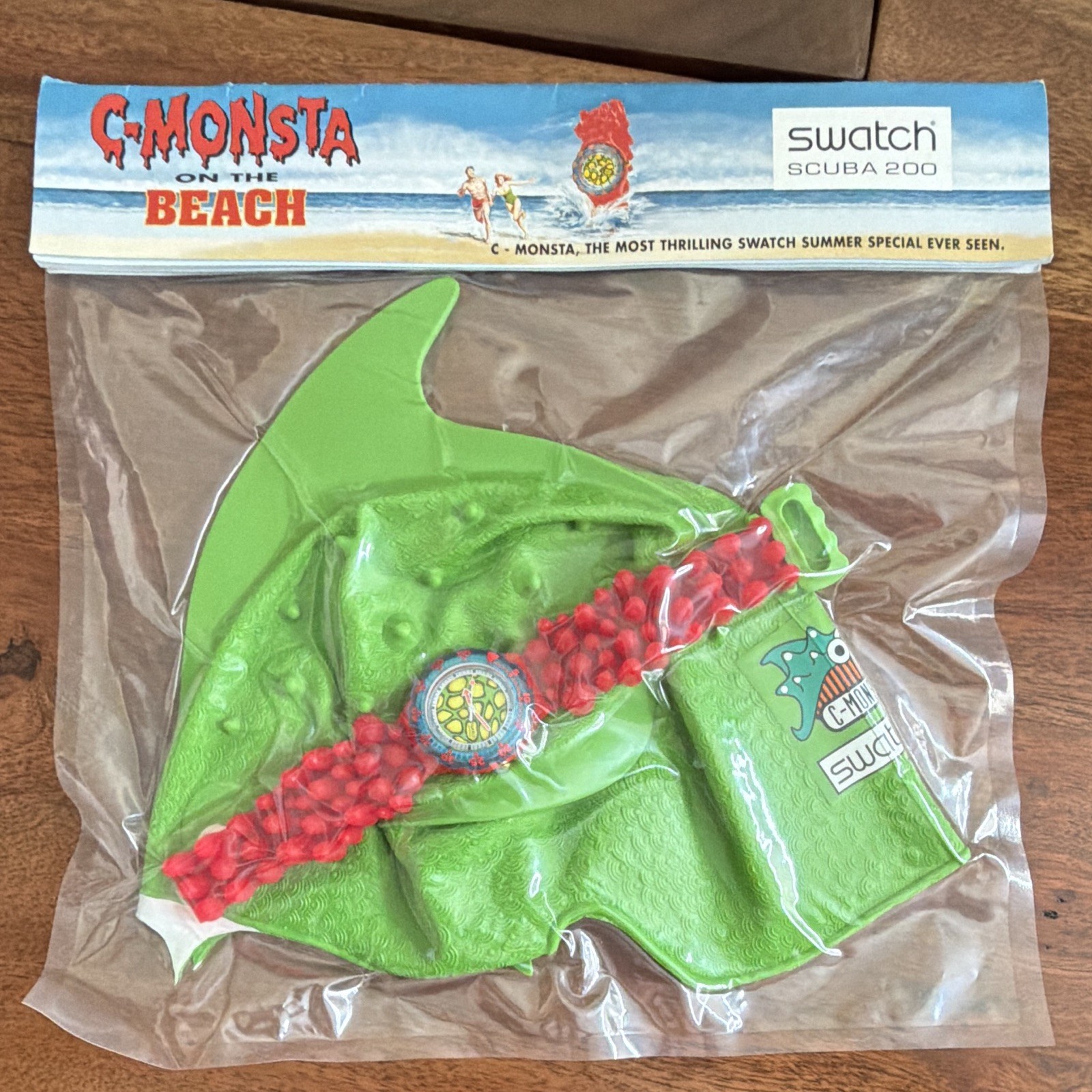 1995 Swatch Watch Scuba C-monsta SDZ101 by Jim Smith-Unworn.New