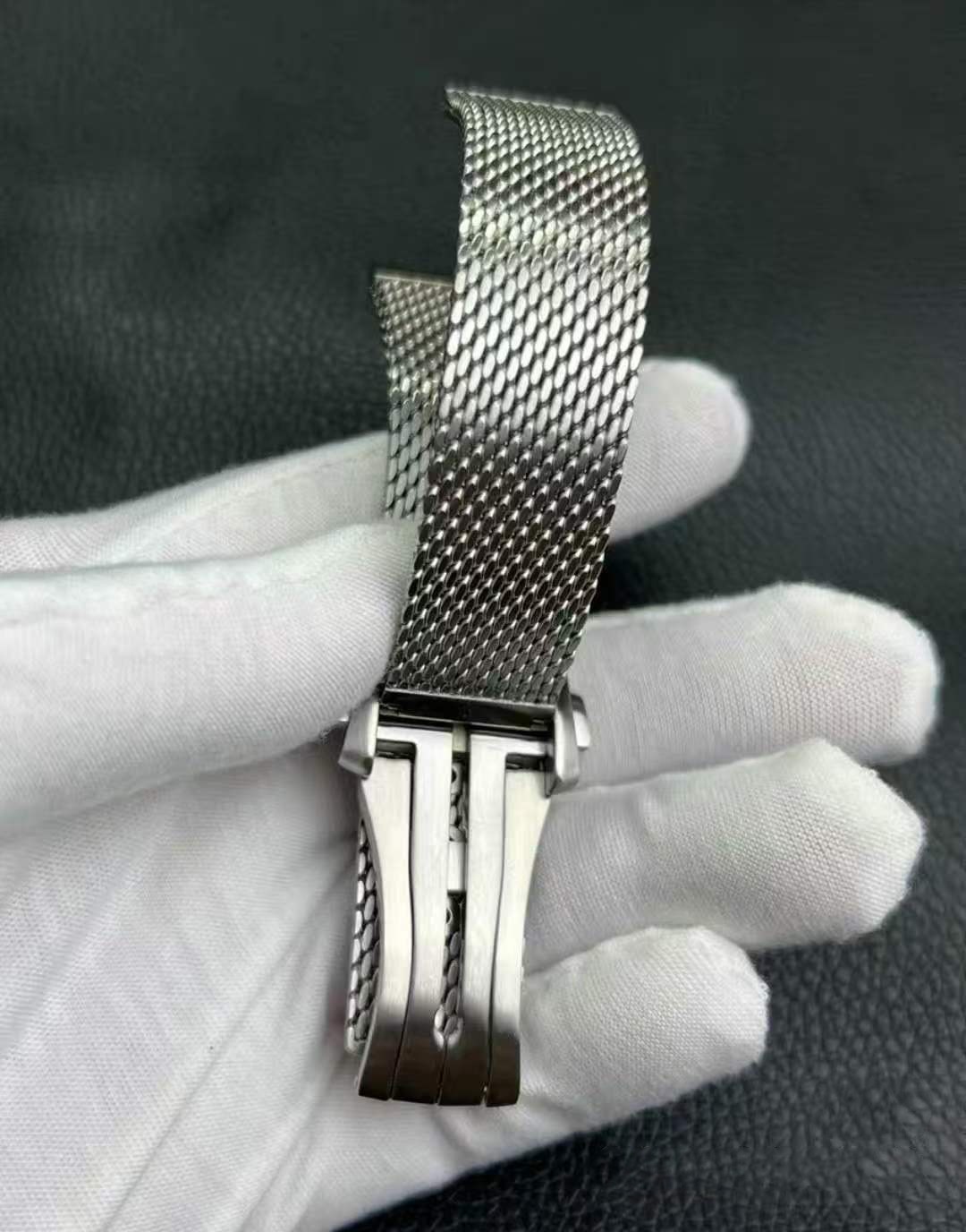 Short Length !!! 20mm Braided Stainless Mesh Band For Omega Seamaster 300M