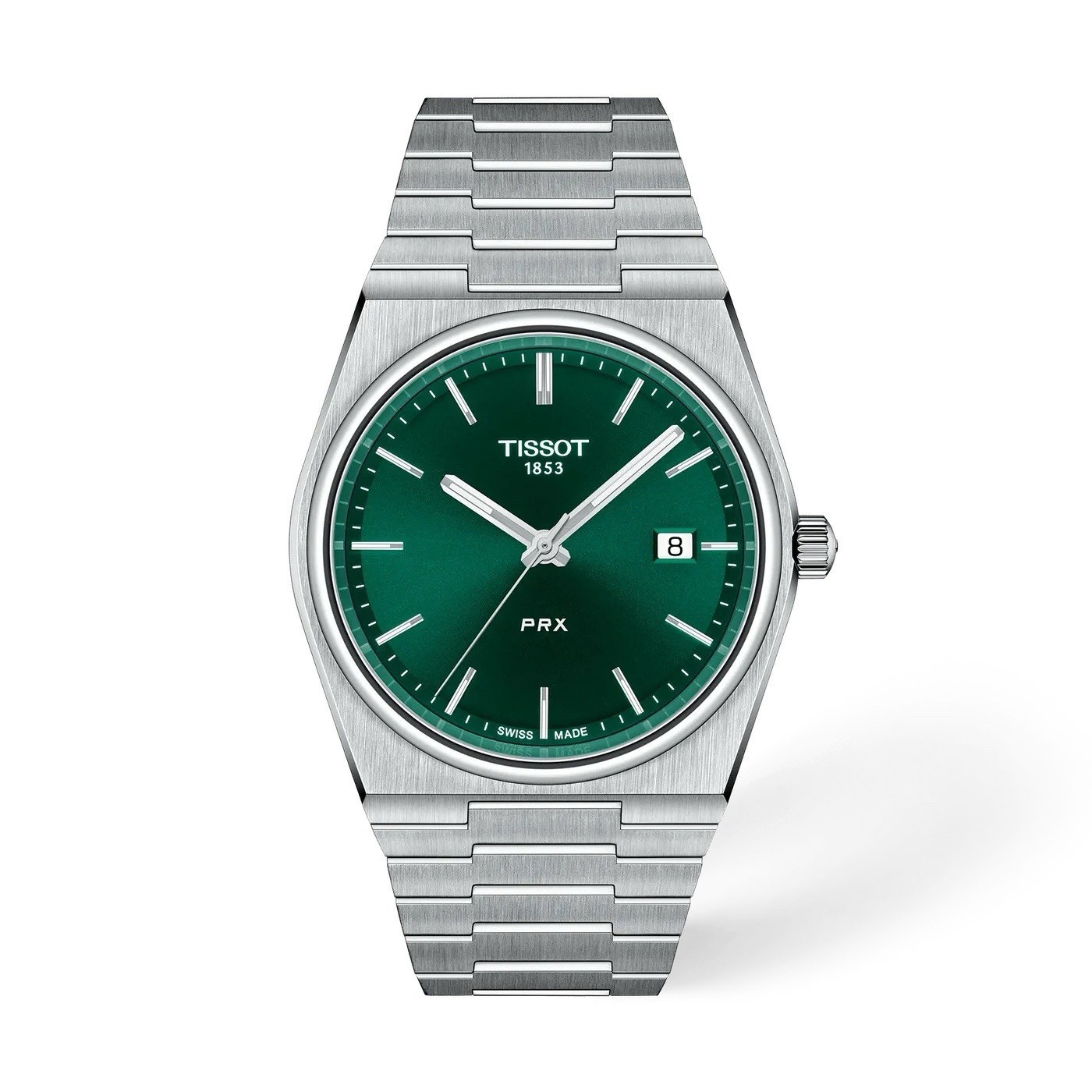 Tissot PRX T137.410.11.091.00 Green Dial Men’s Quartz Watch Stainless Steel 40mm