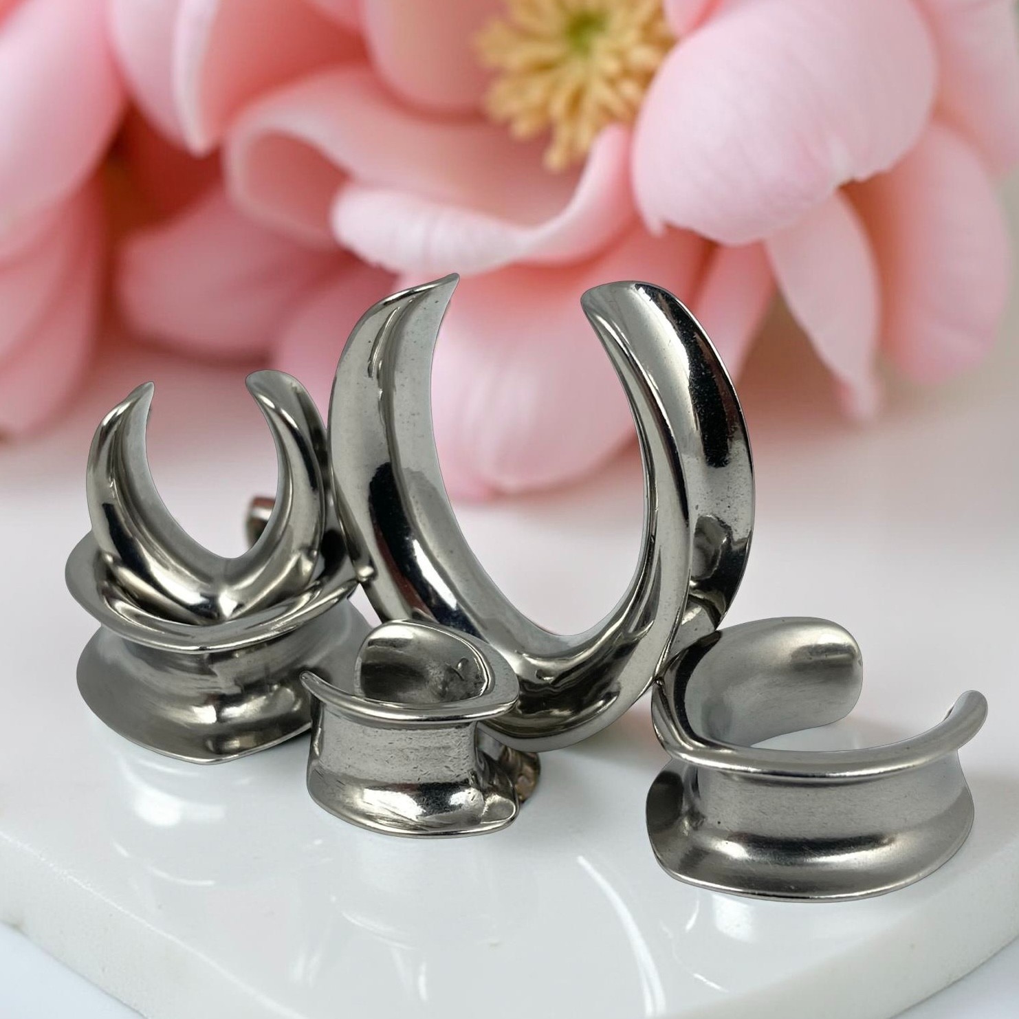 316L Stainless Steel V Shaped Saddle Spreaders (PS-276)(Steel) gauges plugs