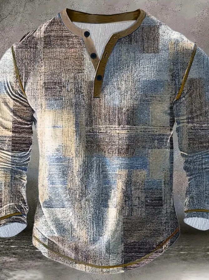 Bohemian Sacred Healing Dreamcatcher Tibet Tribal Jamaican Henley Winter Sweater