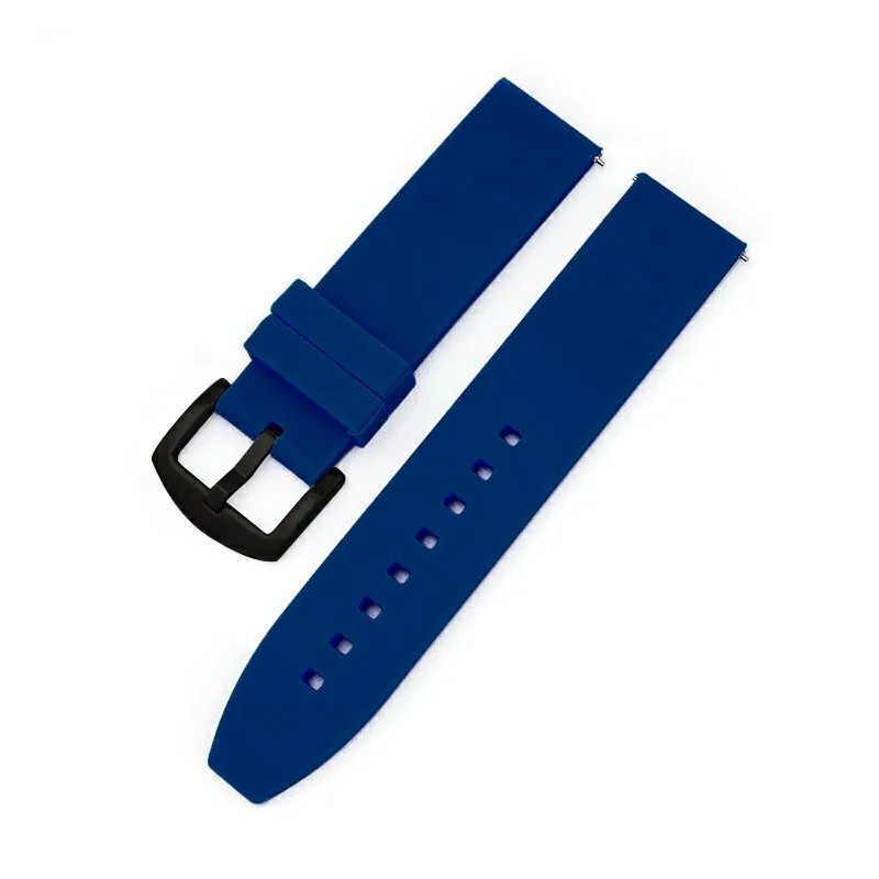 16mm 18 20 22 24 26 28mm Rubber Watch Strap Quick Release Silicone Band Bracelet