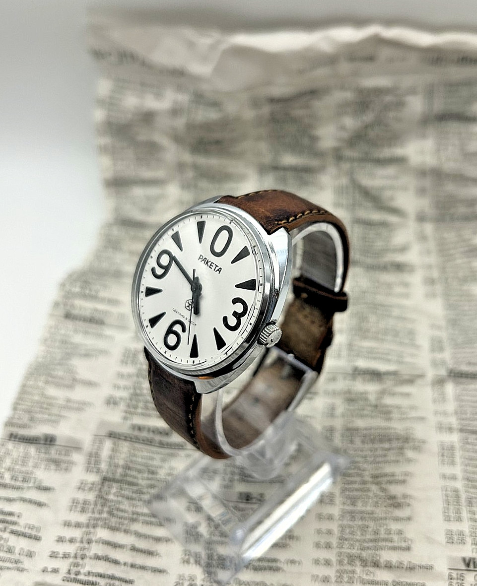 Rare Raketa (Ракета) Big Zero Watch | Original Box Mechanical Vintage | USSR