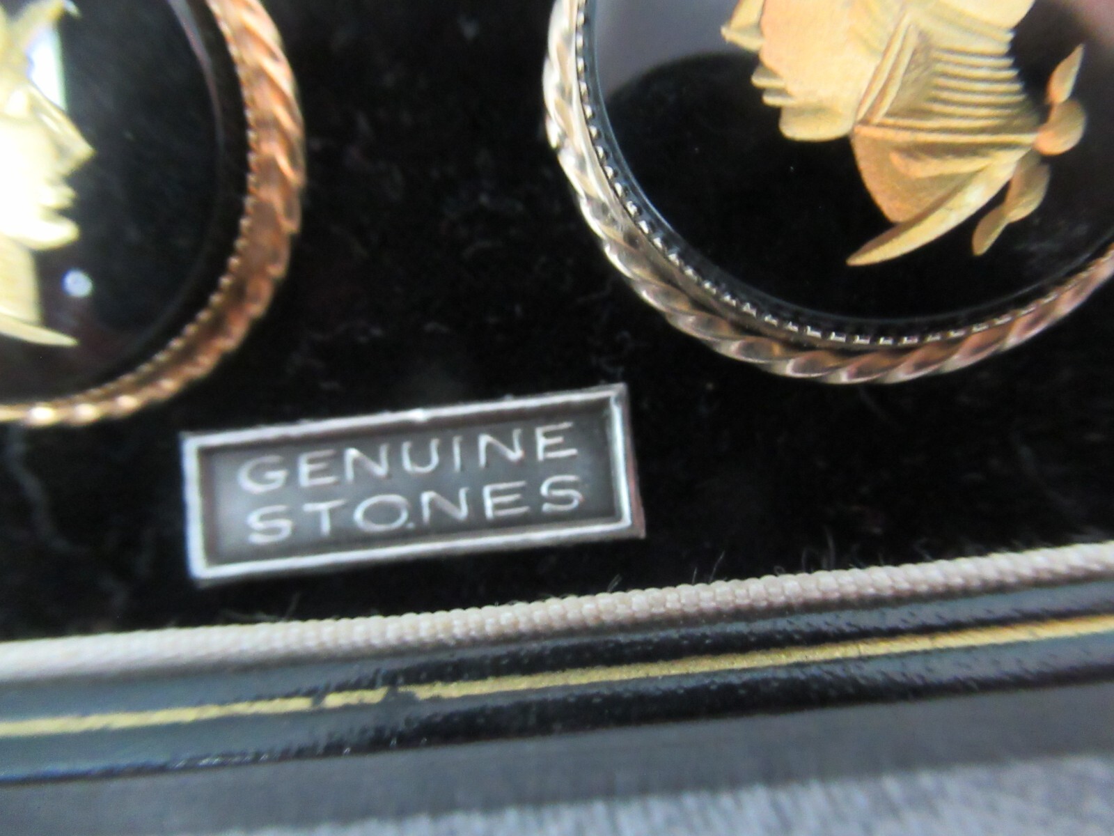 Men’s Tie Stud & Cuff Links Set – Gold Filled Male & Female – Diplomat – 9 185