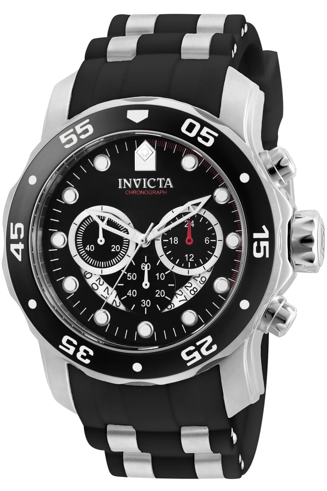 Invicta Men’s 6977 Pro Diver Collection Stainless Steel Watch, Blue Dial Black