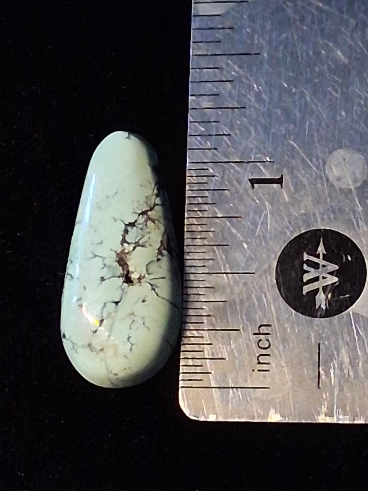 New Ultra Rare Broken Arrow Varisite (Carmel Variation) Cabochon 14.5 Carats