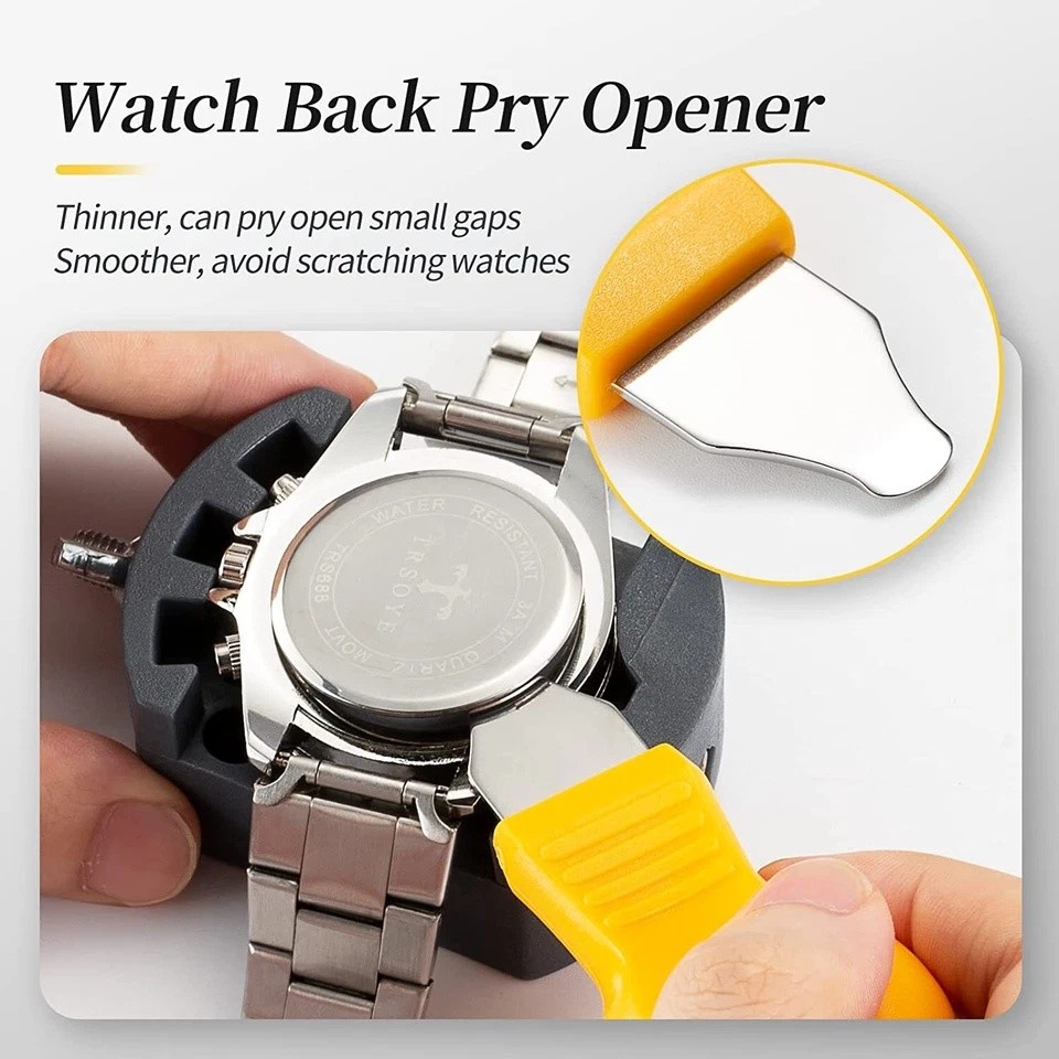 2025 Watch Repair Kit Watchmaker Back Case Remover Opener Link Pin Spring Bar