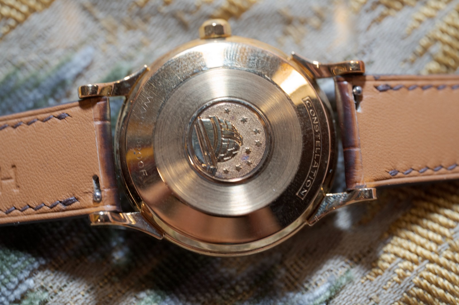 Vintage Omega Constellation Pie Pan Dial 18k Yellow Gold 2582/2853 SC circa 1956