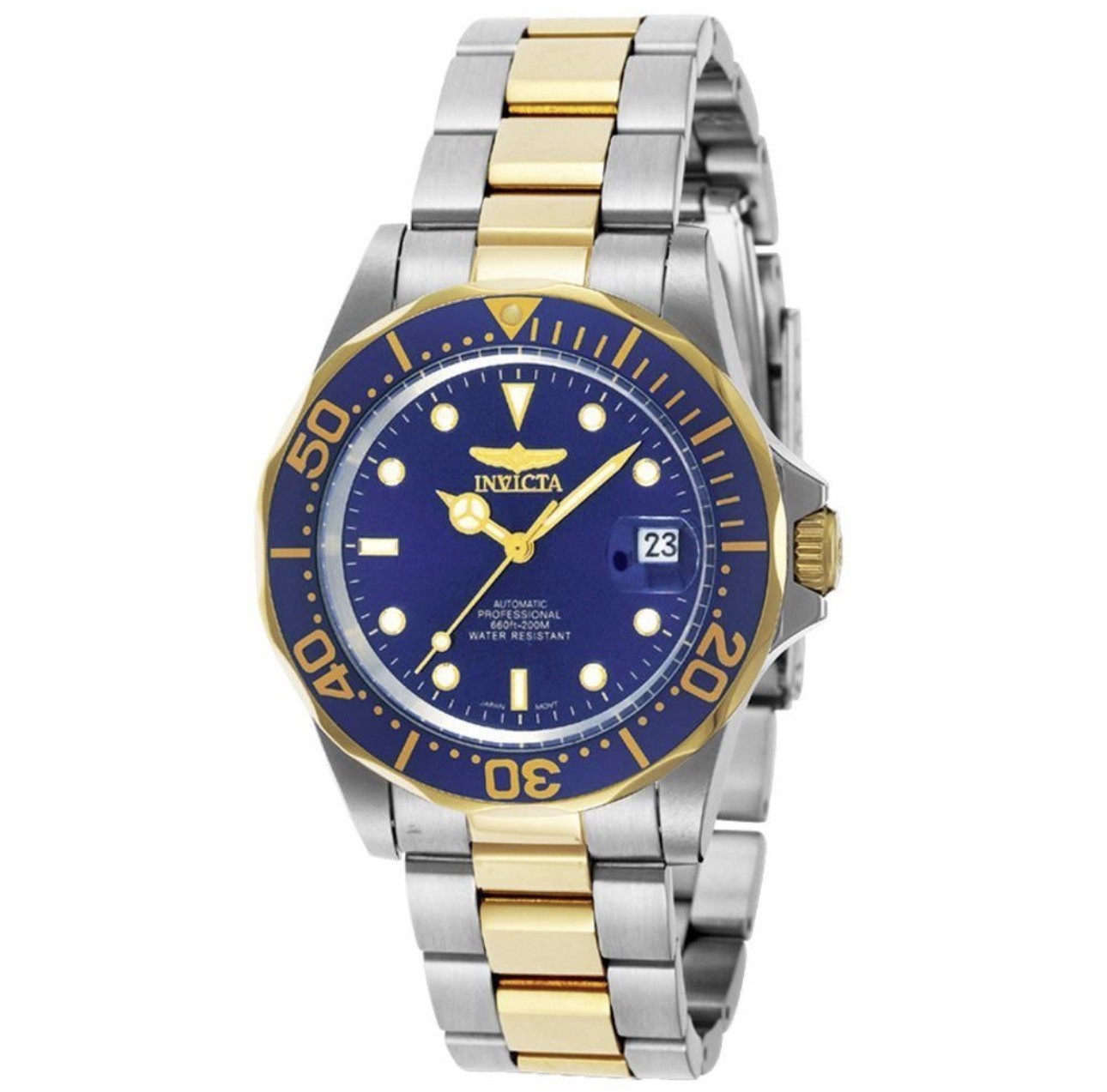 🔥Invicta Pro Diver 40mm AUTOMATIC Blue Dial Two-Tone Bracelet 8928