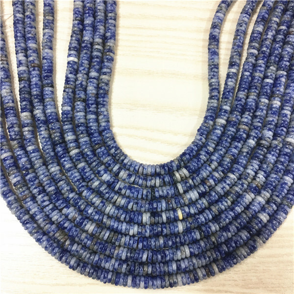 1 Strand/180Pcs 6x2mm Natural Blue Sodalite Abacus DIY Loose Beads 15.5″ EE2714