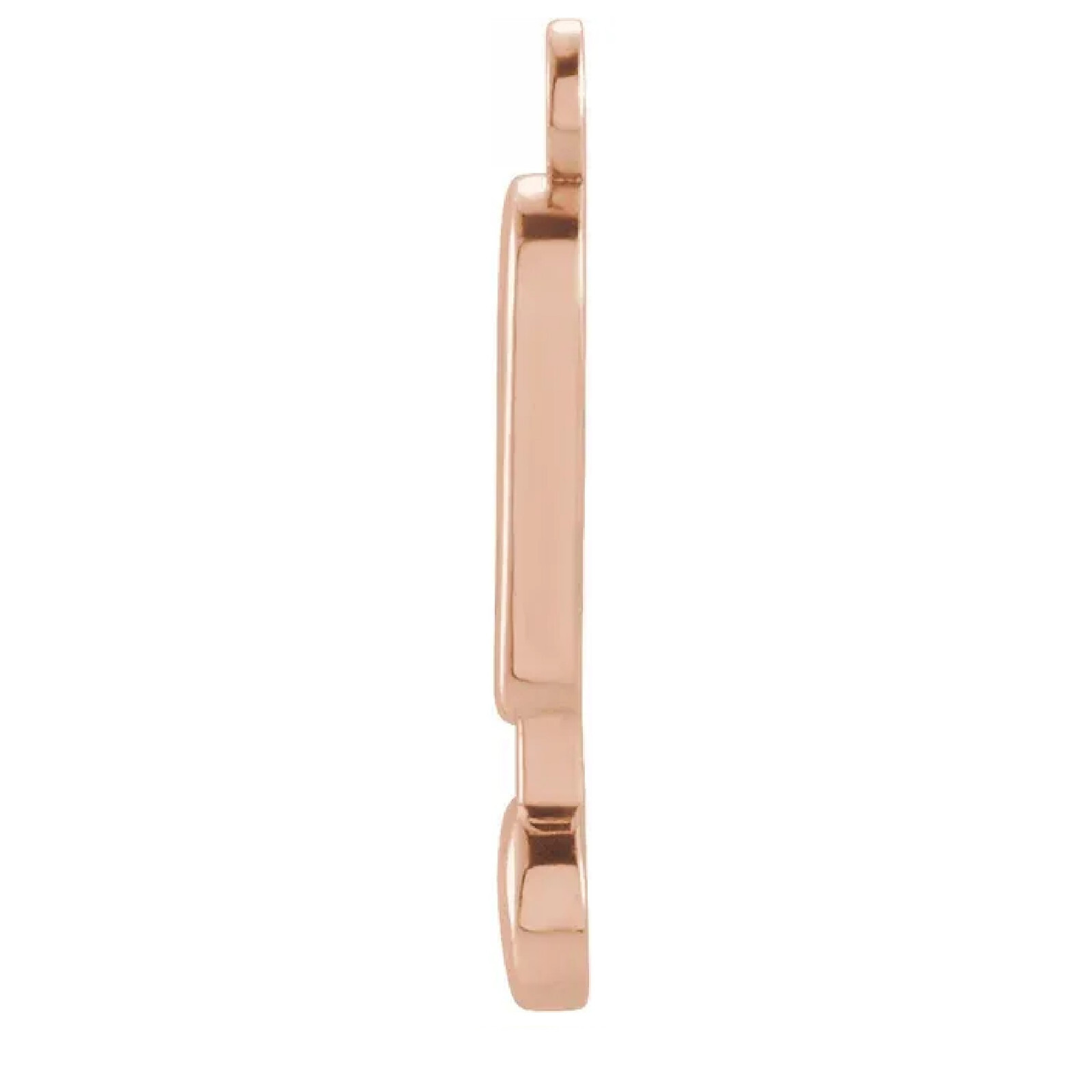 14k 18k Gold-Platinum-Silver Character Exclamation Point Surprise Dangle Charm
