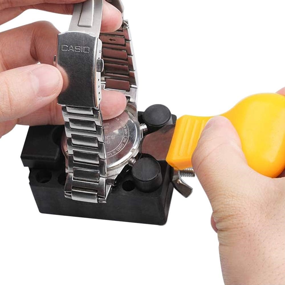 147PCS Watch Repair Kit Watchmaker Back Case Remover Opener Link Pin Spring Bar