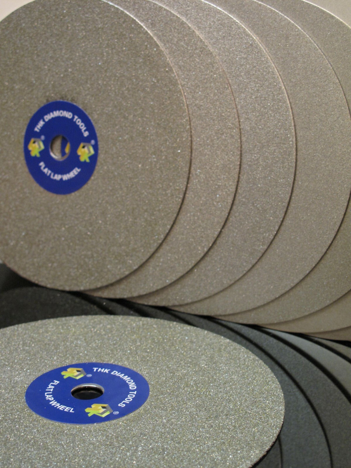 8 Inch THK Diamond Flat Lap wheel Lapidary grinding polishing disc Grit 60 ~3000