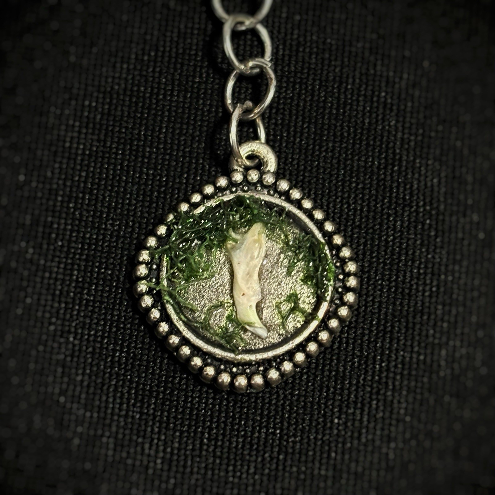 Shrew Skull & Mandible Dangling Pendant