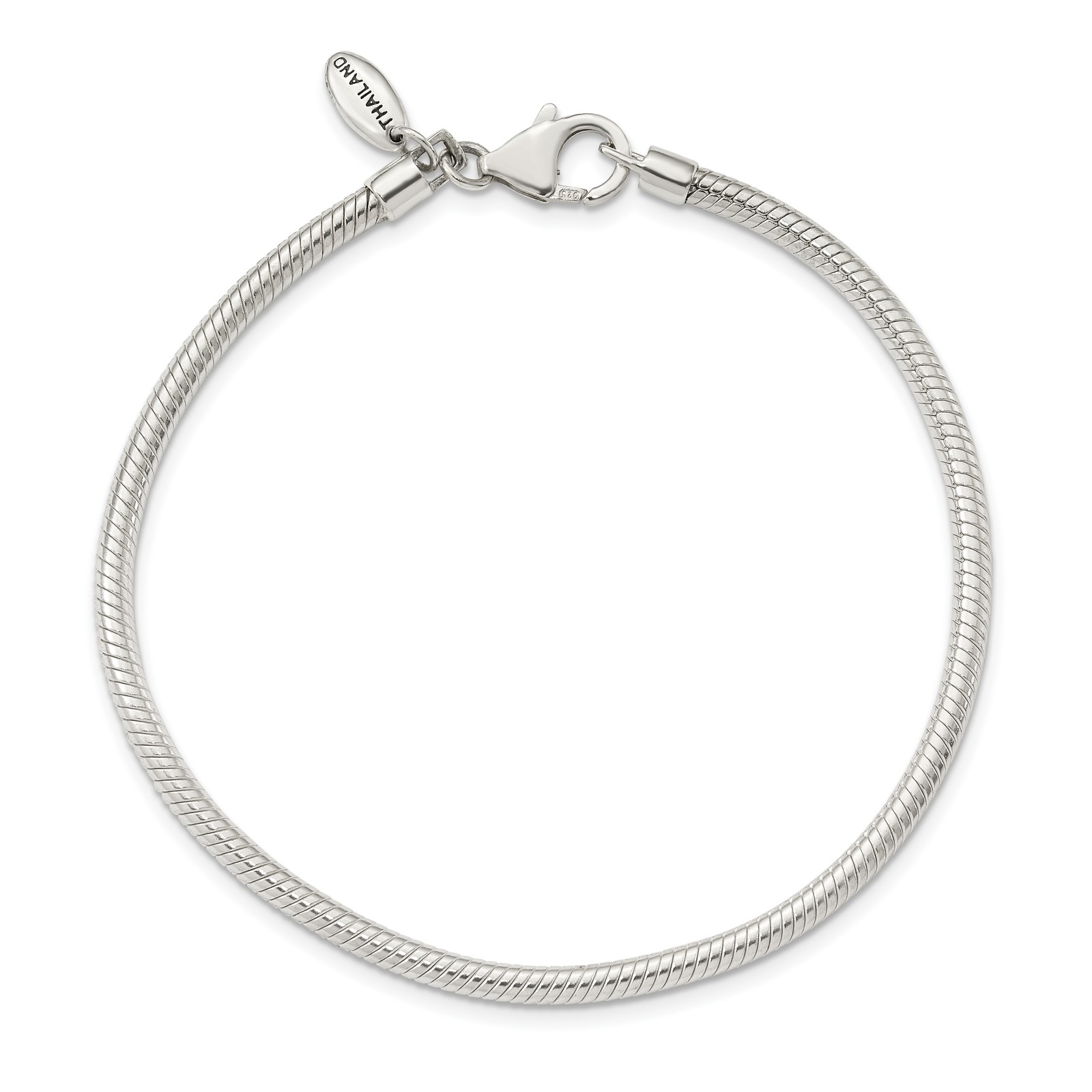 Silver Reflections Lobster Clasp Bead Bracelet QRS984