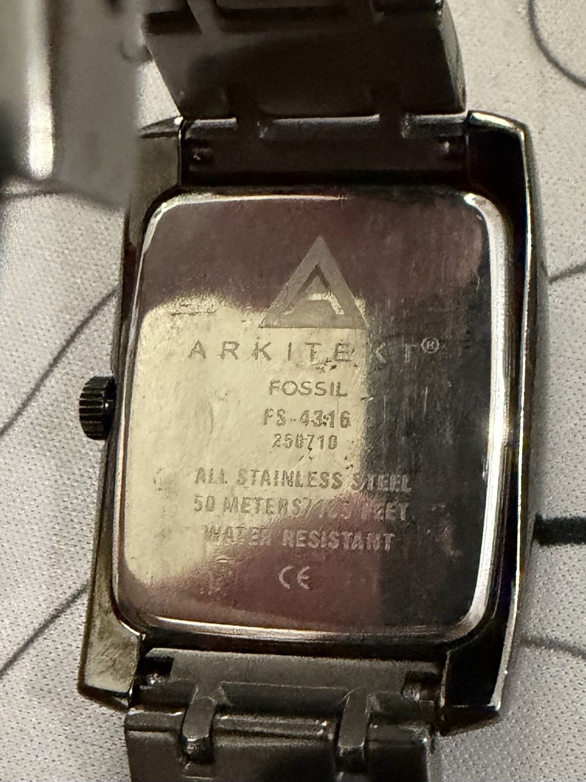 Fossil Arkitekt Men’s Watch Model FS4316 Stainless Steel