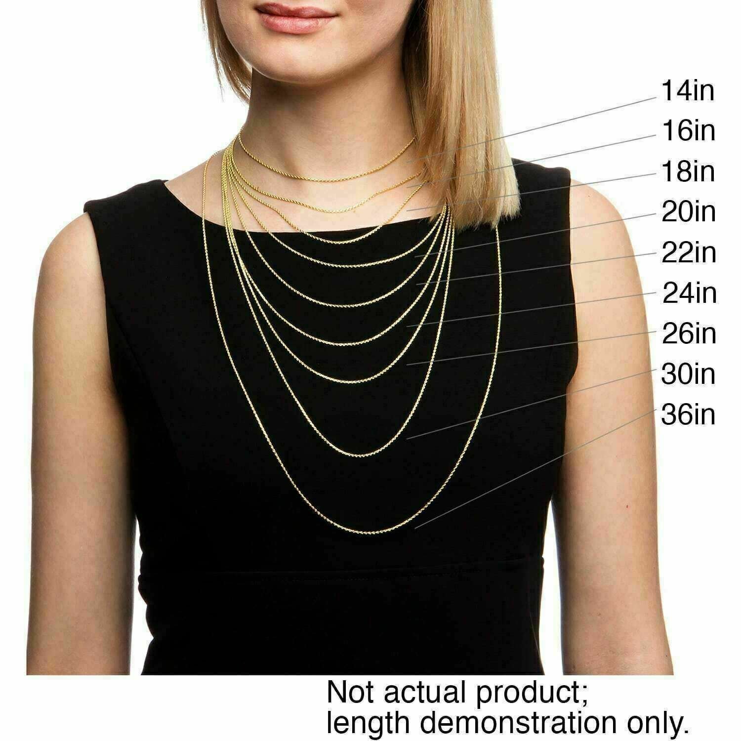 14k Gold Plated Over 925 Sterling Silver Italian Rope Chain Diamond Cut 1.2mm