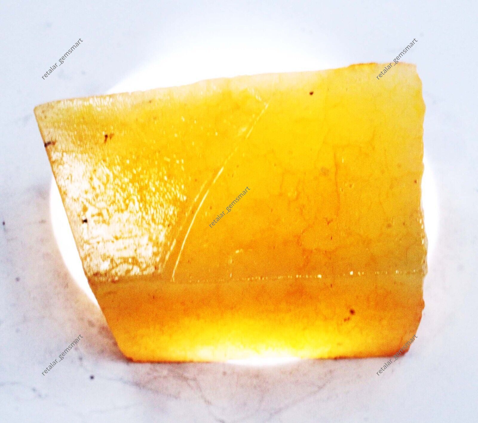 LOOSE GEMSTONE Huge Size Yellow Sapphire Rough 1080 Ct Natural Uncut CERTIFIED